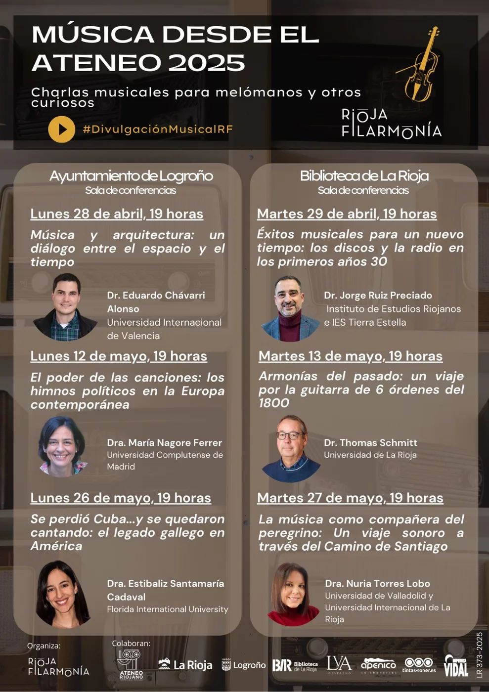 Cartel de Música desde el Ateneo 2025